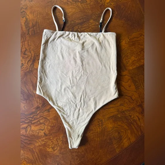 Indah ๐ Beige One Piece - Picture 1 of 3